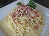 Carbonara, cuisine italienne